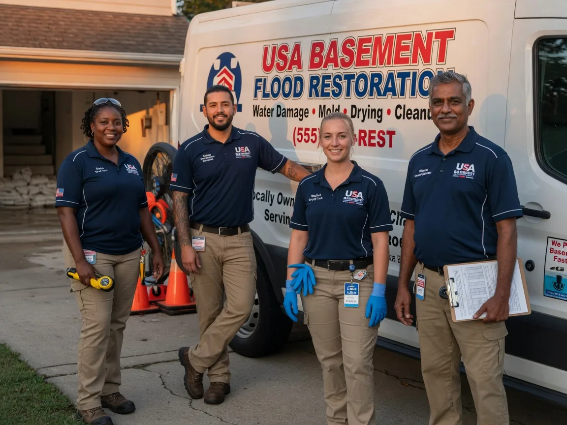 Basement Flood Cleanup company in Blunt, SD