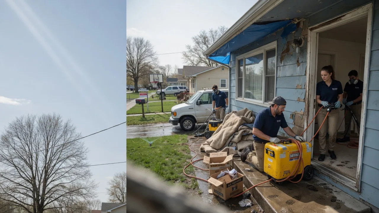 Basement Flood Cleanup in Blunt, SD near me